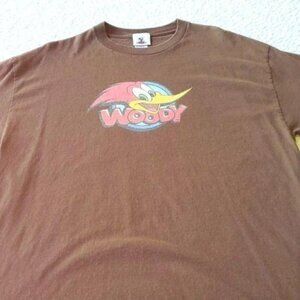 Woody Woodpecker Universal Studios Vintage Graphic Picture "Woody" Sz XL T-shirt
